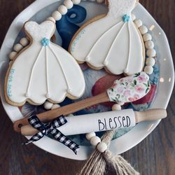 Sweet Toppings - Wedding shower cookies