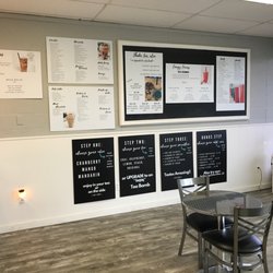 VIP Nutrition - Menu wall