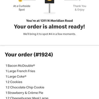 McDonald's - The order placed - Burgers Near Me - Kuna, Idaho McDonald's - The order placed - Burgers Near Me - Kuna, Idaho