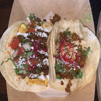 Taco Bamba - OG breakfast taco (left) Taco Bamba (right) - Tacos Near Me - Rockville, Maryland