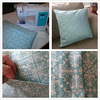The Sewing Studio - Pillow I made in my first beginner's sewing class! - Home Decor Near Me - Atlanta, Georgia The Sewing Studio - Pillow I made in my first beginner's sewing class! - Home Decor Near Me - Atlanta, Georgia