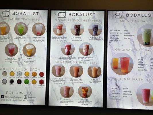 Menu photo 7 BobaLust Federal Way, WA