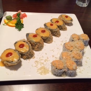 Samurai Sushi - Lunch special of two rolls for $9.95. Angry Tuna and Spicy tuna rolls - Japanese Near Me - Oklahoma City, Oklahoma