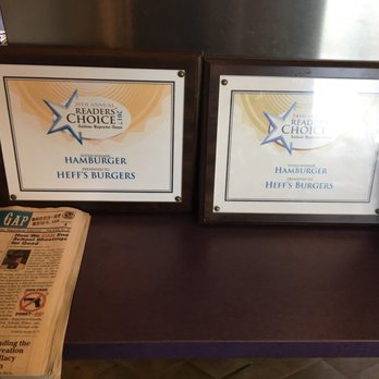 Heff's Burgers - Awards Heff's Burgers has won. - Burgers Near Me - Abilene, Texas