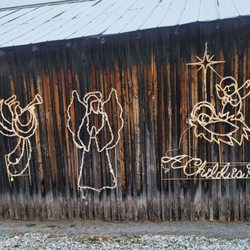 Leeman Field RV Park and Campgrounds - Christmas decorations