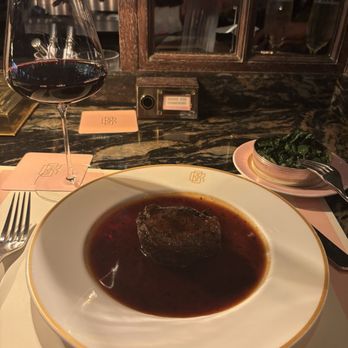 Bob Bob Ricard - Chateaubriand for One with Sautéed Spinach - British Near Me - Soho, XGL
