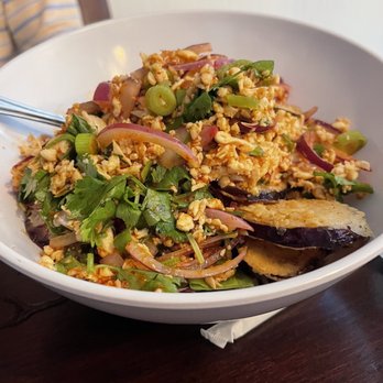 Spice & Dice - Crispy Eggplant Salad - superb - Thai Near Me - Towson, Maryland