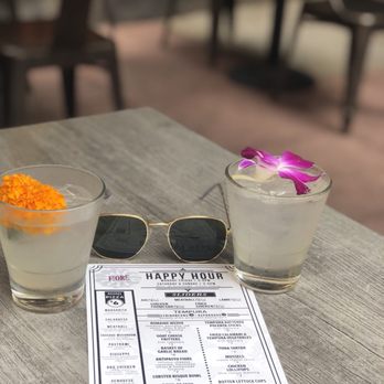 Cafe Fiore - Beautiful complimentary drinks by Justin with edible flowers! - Italian Near Me - Ventura, California Cafe Fiore - Beautiful complimentary drinks by Justin with edible flowers! - Italian Near Me - Ventura, California