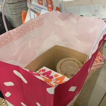 Dunkin' - Isn't this bag Cayute? & it holds your beverage steady!! - Donuts Near Me - Brooklyn, New York Dunkin' - Isn't this bag Cayute? & it holds your beverage steady!! - Donuts Near Me - Brooklyn, New York