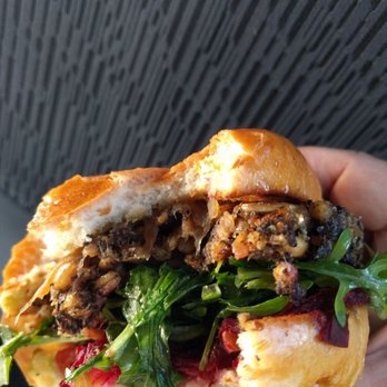The Barn - The Pretender (veggie burger) - no mayo or cheese - Burgers Near Me - Half Moon Bay, California
