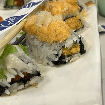 Sushi Ohayo - I honestly don't know what this roll is, it tasted like cat food with mustard on top. The other one was just as bad. - Salad Near Me - Lorton, Virginia Sushi Ohayo - I honestly don't know what this roll is, it tasted like cat food with mustard on top. The other one was just as bad. - Salad Near Me - Lorton, Virginia