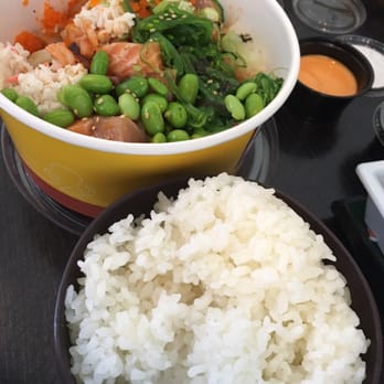 Poki One N Half - The rice is undercooked, so I have to go to Mitsuwa to get a bowl of rice to eat with this poke - Poke Near Me - San Diego, California Poki One N Half - The rice is undercooked, so I have to go to Mitsuwa to get a bowl of rice to eat with this poke - Poke Near Me - San Diego, California