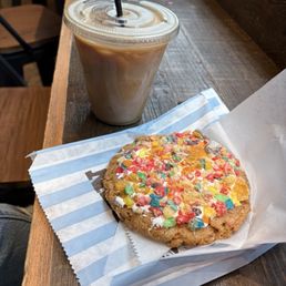 Iced Latte and Cereal Killer cookie Iced Latte and Cereal Killer cookie