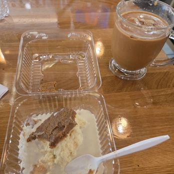 Sana'a Cafe - BISCOFF milk cake & iced coffee - Desserts Near Me - San Francisco, California Sana'a Cafe - BISCOFF milk cake & iced coffee - Desserts Near Me - San Francisco, California