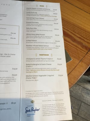 Menu photo 4 The Crown Playhatch Reading, RDG