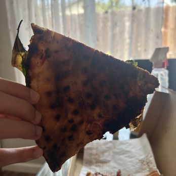 Blaze Pizza - Bunt bottom of pizza - Salad Near Me - Marina, California