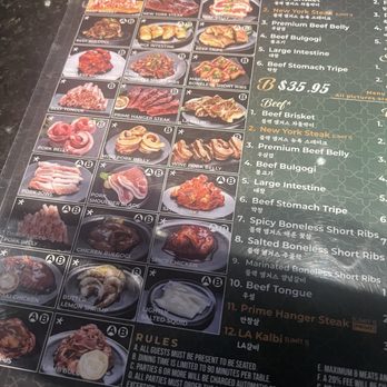 Master Kim's Korean BBQ 3 - AYCE Menu - Korean Near Me - Las Vegas, Nevada