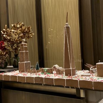 CUT - Gingerbread Wonderland of the NYC skyline in the grand entrance of the Four Season's Hotel & CUT restaurant. - Steakhouses Near Me - New York, New York