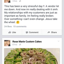 Rose Marie Custom Cakes