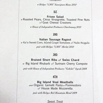 EAT - Sample private dinner menu - Food Delivery Services Near Me