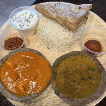 Masala Ferry - Andhra Style Veg Thali: Butter Paneer, Dal - Indian Near Me - San Ramon, California