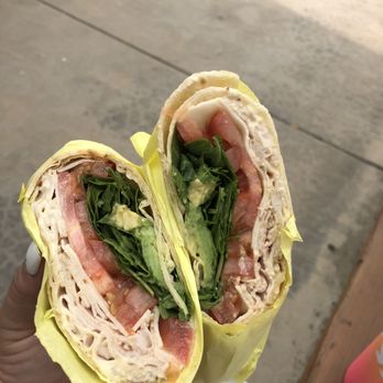 The Happy Belly Deli - Simple sammie as a wrap - Sandwiches Near Me - Temecula, California The Happy Belly Deli - Simple sammie as a wrap - Sandwiches Near Me - Temecula, California