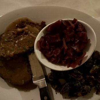 Steinhaus Keller - German meatloaf with red cabbage and Brussels - German Near Me - Hot Springs, Arkansas Steinhaus Keller - German meatloaf with red cabbage and Brussels - German Near Me - Hot Springs, Arkansas
