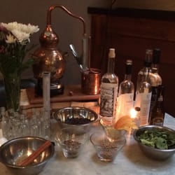 Ladies & Gents - Gin still set up