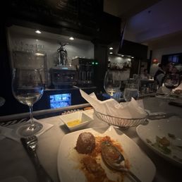 bar area