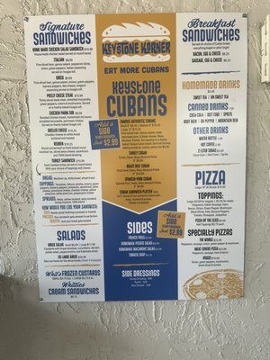 Menu photo 1 Keystone Korner Odessa, FL