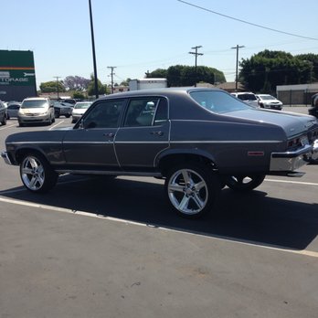 Cesar's Auto Glass - this is my boyfriends 1971 Chevy Nova that Cesar & Carlos replaced the backless on. Thank you guys! - Auto Glass Services Near Me - Los Angeles, California