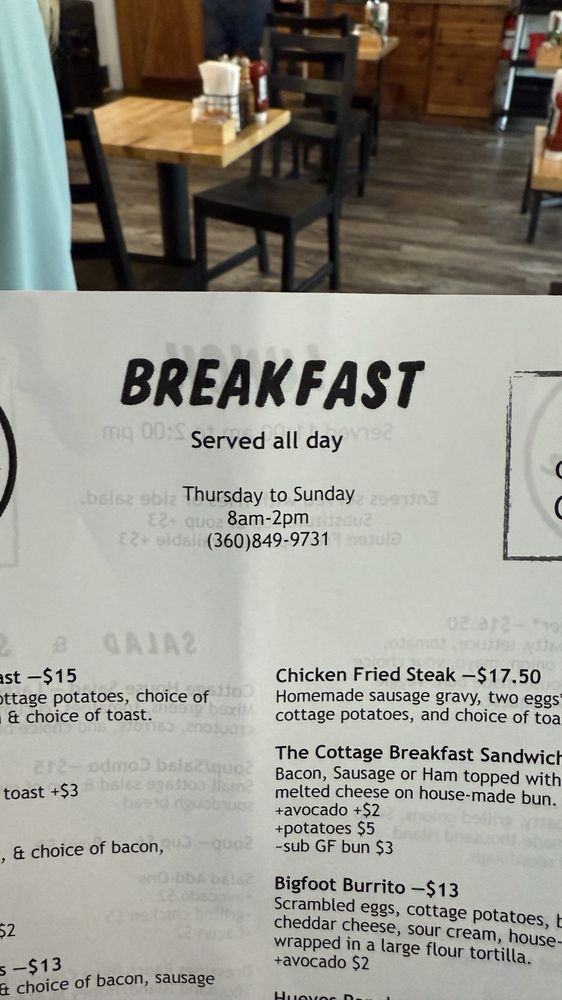 The Cottage Bread And Breakfast Logo