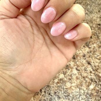 Pro Nails - Dip with tip, gel on top short almond shape - Nail Salons Near Me - Dana Point, California