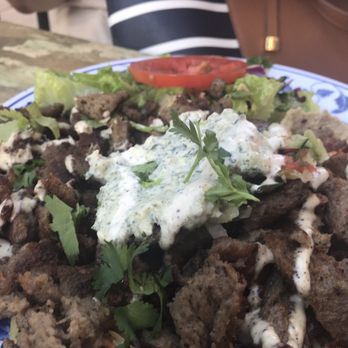 Falafel Corner - Spectacular combo plate of beef lamb and chicken! - Mediterranean Near Me - Sacramento, California