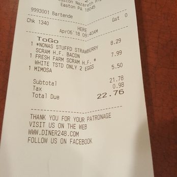 Diner 248 - Diners Near Me - Easton, Pennsylvania Diner 248 - Diners Near Me - Easton, Pennsylvania