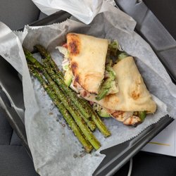 The Gruff - Chia chicken with asparagus