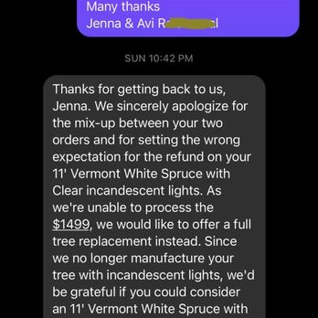 Balsam Hill Outlet - Faulty products returned and received by BH and never refunded as promised. - Christmas Trees Near Me - Burlingame, California Balsam Hill Outlet - Faulty products returned and received by BH and never refunded as promised. - Christmas Trees Near Me - Burlingame, California