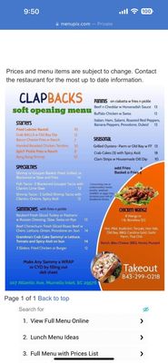 Clapbacks Seafood N Sandwiches