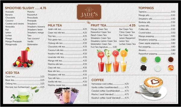 Menu photo 7 Jade's Tea House Houston, TX