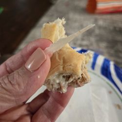 Capriotti's Sandwich Shop - Last bite and found plastic. That ruined that "last bite" feeling of satisfaction.