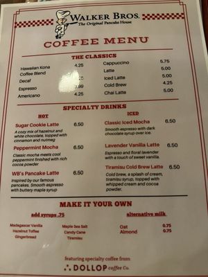 Menu photo 1 Walker Bros Original Pancake House Schaumburg, IL Menu photo 1 Walker Bros Original Pancake House Schaumburg, IL