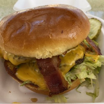 Zinburger - Not nearly as good as the real restaurant. I'd personally skip it. Not even close. Samburger $12. - Burgers Near Me - Phoenix, Arizona