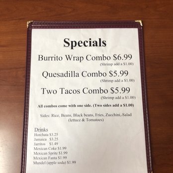 Rio Mexican Food - Specials Menu - Mexican Near Me - Thomasville, North Carolina Rio Mexican Food - Specials Menu - Mexican Near Me - Thomasville, North Carolina