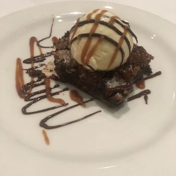 Ouisie's Table - Chocolate brownie - New American Near Me - Houston, Texas