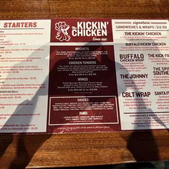 The Kickin Chicken - Menu Front!! - Sports Bars Near Me - Johns Island, South Carolina The Kickin Chicken - Menu Front!! - Sports Bars Near Me - Johns Island, South Carolina