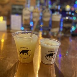 Fainting Goat Spirits - Our drinks: Slightly Impeared & (homemade) egg nog (with 3x the typical liquor).  YUM!