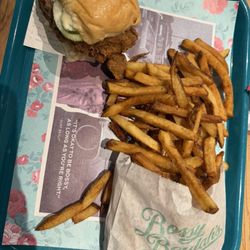Chicken sandwich & fries