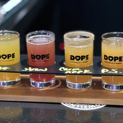 DOPE Cider House and Winery - Cider flight