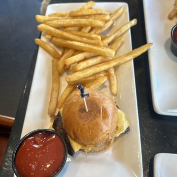 Nicky Rottens - Small cheese Burger for kids and fries - Sports Bars Near Me - Coronado, California