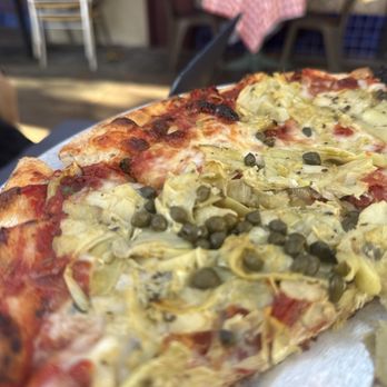 Gumba's Italian Restaurant - Artichoke Pizza! pair it with their garlic ranch - Pizza Near Me - Sunnyvale, California Gumba's Italian Restaurant - Artichoke Pizza! pair it with their garlic ranch - Pizza Near Me - Sunnyvale, California